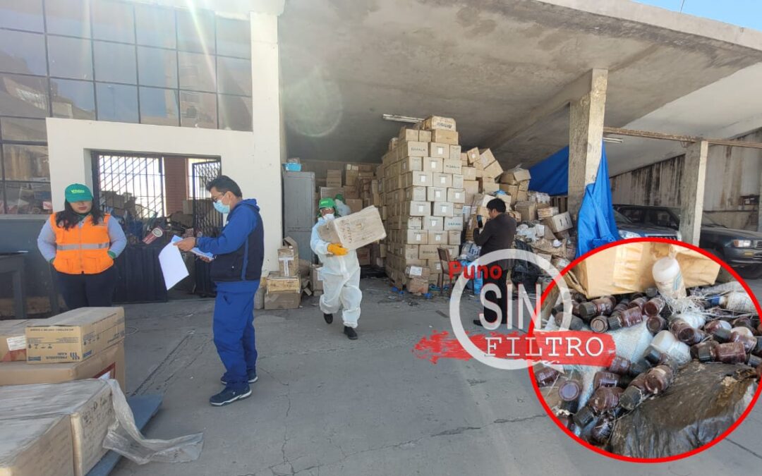 PUNO| DIRESA SE DESHACE DE MAS DE 50 TONELADAS DE MEDICAMENTOS VENCIDOS Y QUE ESTAN VALORIZADOS EN MAS DE 2 MILLONES DE SOLES