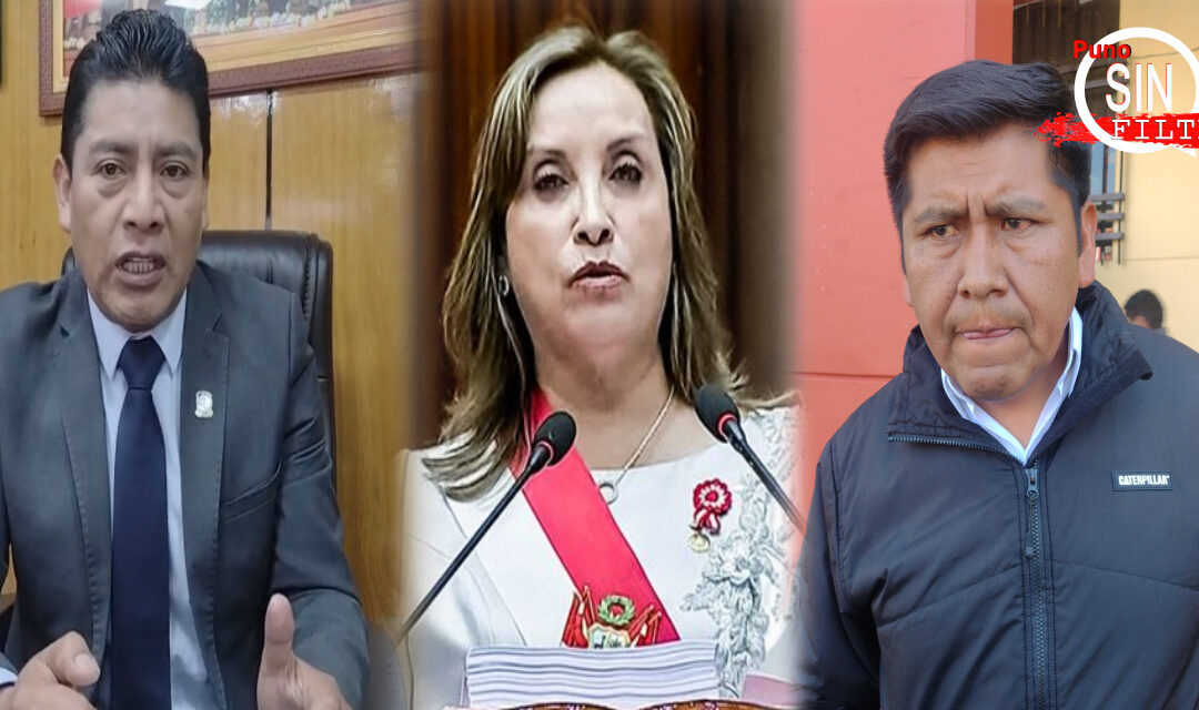 PUNO| ALCALDE DE PUNO, JAVIER PONCE Y GOBERNADOR REGIONAL, RICHARD HANCCO, DESAPRUEBAN MENSAJE DE LA NACIÓN DE DINA BOLUARTE