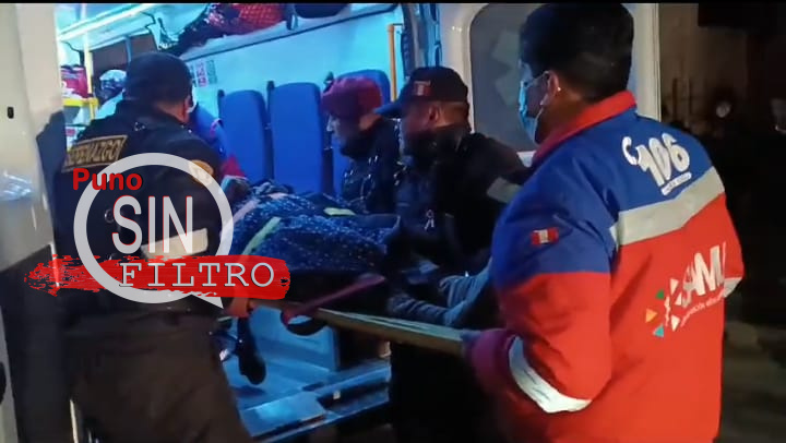 PUNO| ADULTA RESULTÓ CON POSIBLE FRACTURA DE CADERA, AL SER ATROPELLADA EN LA AVENIDA EJÉRCITO