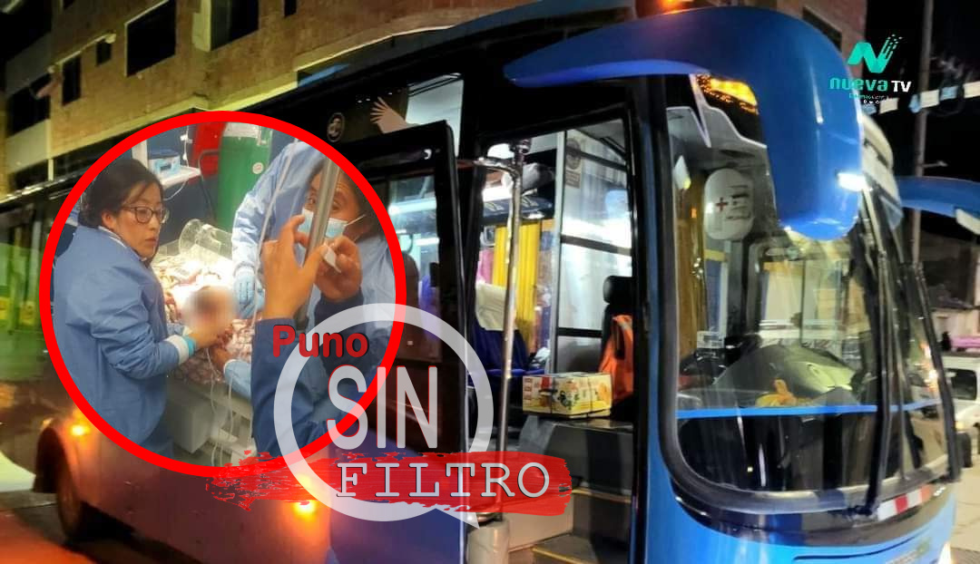 CUSCO| MADRE DESNATURALIZADA ABANDONA A SU BEBE EN BUS DE TRANSPORTE