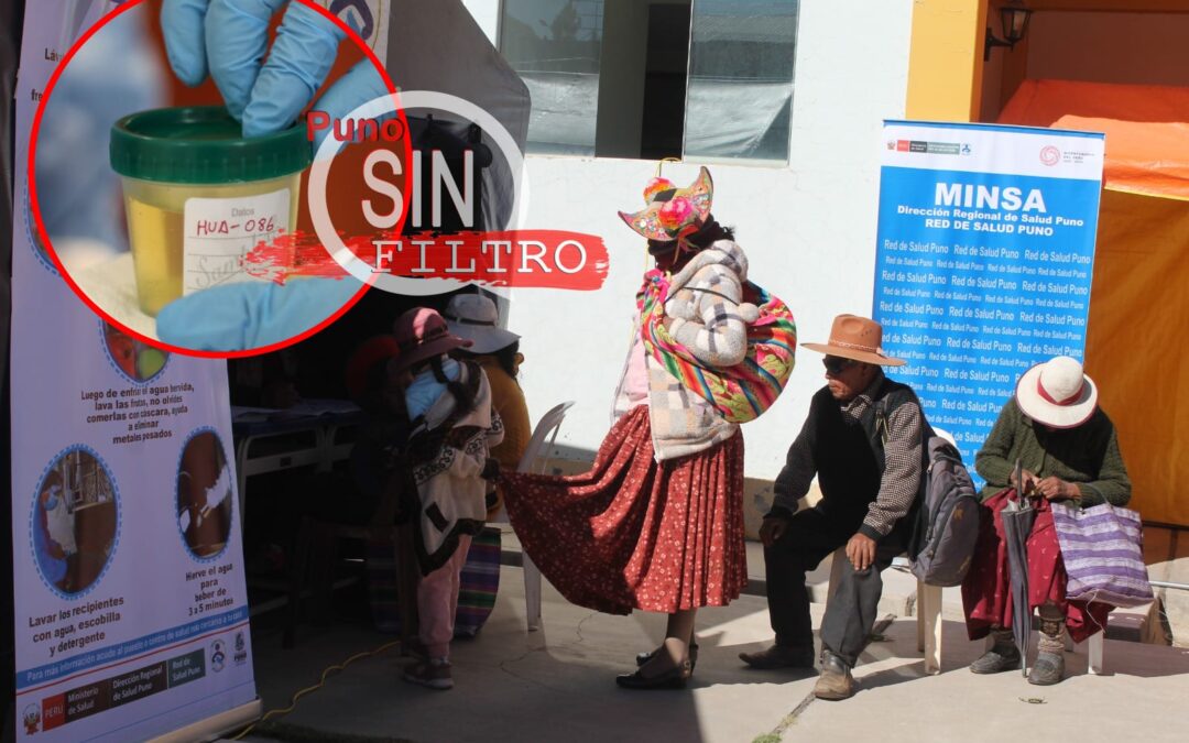 PUNO| CULMINAN RECOLECCIÓN DE MUESTRAS DE ORINA EN EL DISTRITO DE HUATA PARA DETERMINAR GRADO DE ARSÉNICO EN LA SANGRE DE LA POBLACIÓN