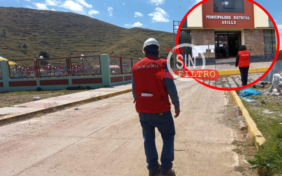 AZÁNGARO| CONTRALORÍA DETECTÓ IRREGULARIDADES EN LA EJECUCIÓN DE LA OBRA DE MEJORAMIENTO DE TRANSITABILIDAD EN ASILLO