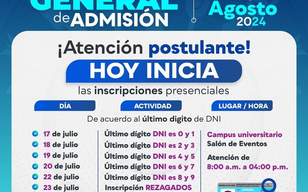 EXAMEN GENERAL AGOSTO 2024