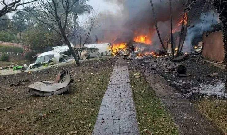 VIDEO| TRAGEDIA AEREA EN BRASIL: AVIÓN CON 62 PERSONAS A BORDO SE ESTRELÓ EN VINHEDO