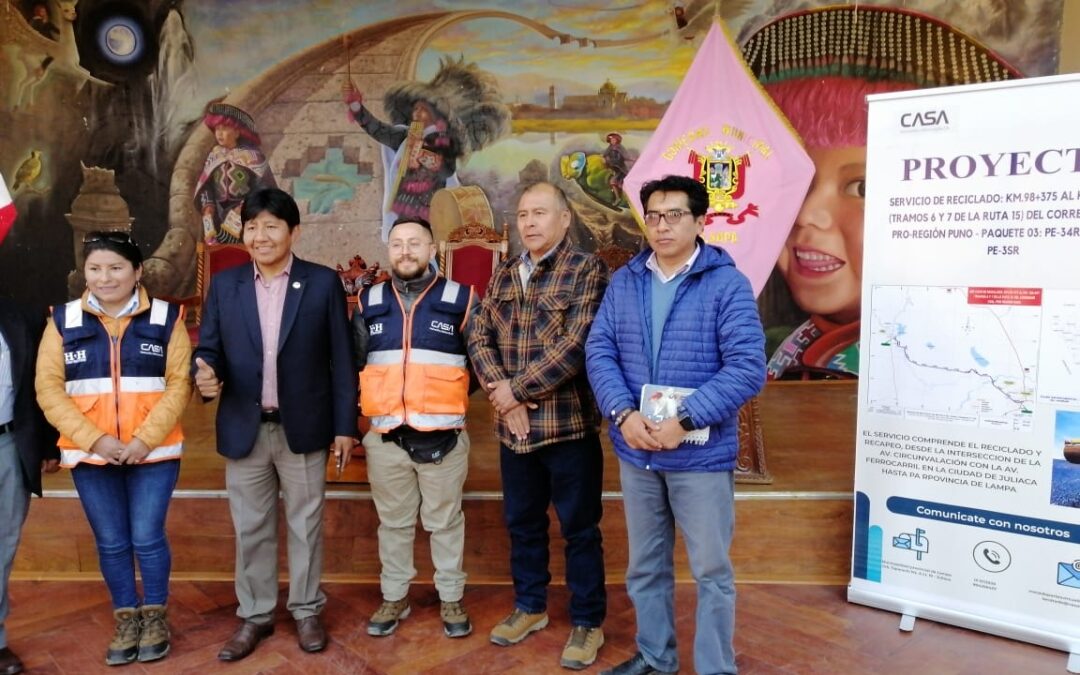 LAMPA| ANUNCIAN EL PROYECTO DE RECICLADO DE CARRETERA EN LAMPA