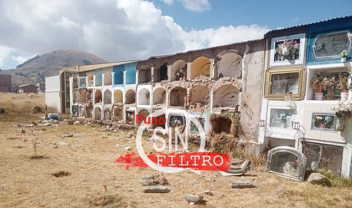 DELINCUENTES TAMBIEN ROBARON LÁPIDAS EN EL CEMENTERIO GENERAL DE JULI