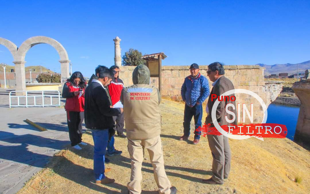 INICIAN CON LIMPIEZA Y REMOCIÓN DE ESCOMBROS PARA LA RESTAURACIÓN DEL PUENTE DE CALICANTO DE LAMPA