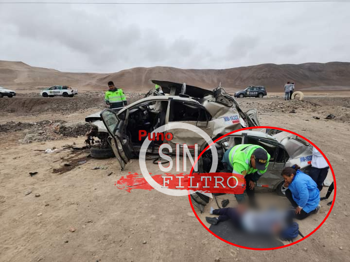 MUJER MURIÓ Y CONDUCTOR RESULTÓ HERIDO DURANTE ACCIDENTE DE TRÁNSITO EN LA CARRETERA COSTANERA