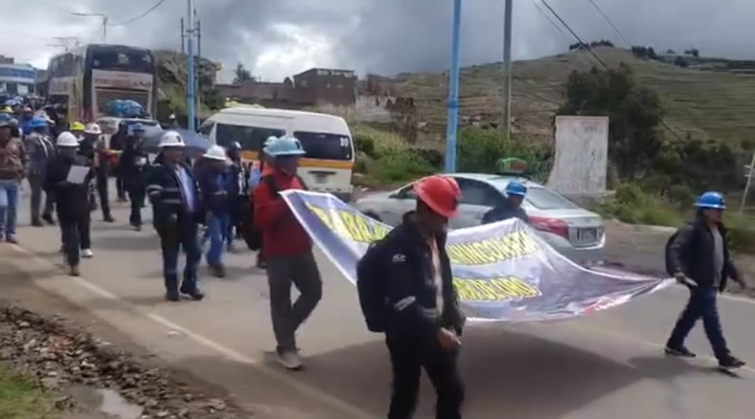 MINEROS ANUNCIAN TERCERA MOVILIZACIÓN NACIONAL EN RECHAZO A PROYECTO DE LEY
