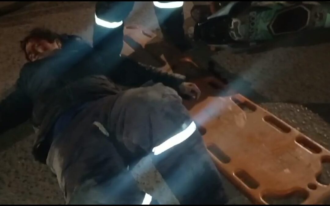 MOTOCICLISTA EBRIO CHOCÓ CONTRA MOTOTAXI EN JULIACA Y RESULTA HERIDO