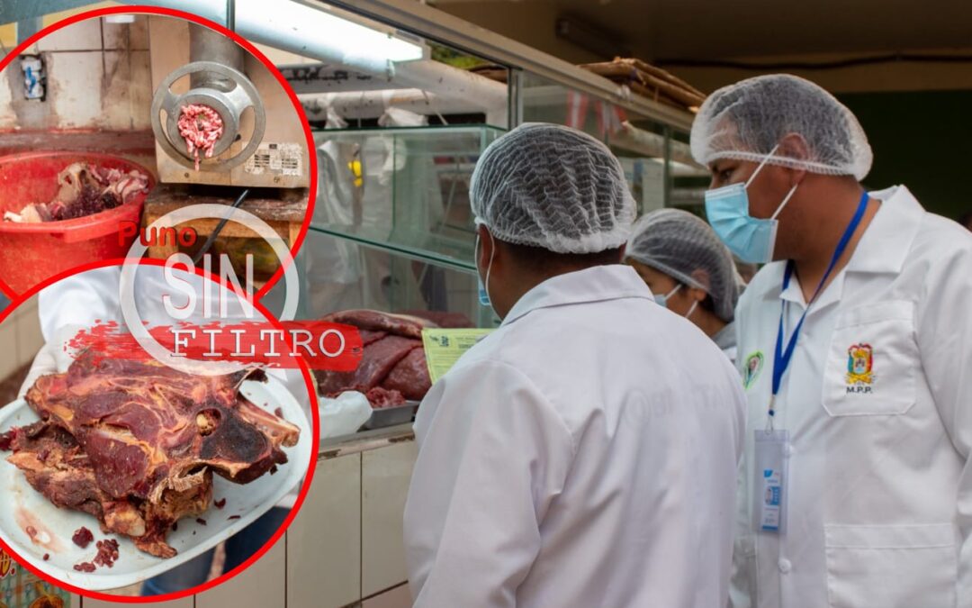 DECOMISAN CARNE MALOGRADA DURANTE OPERATIVO EN EL MERCADO CENTRAL DE LA CIUDAD DE PUNO