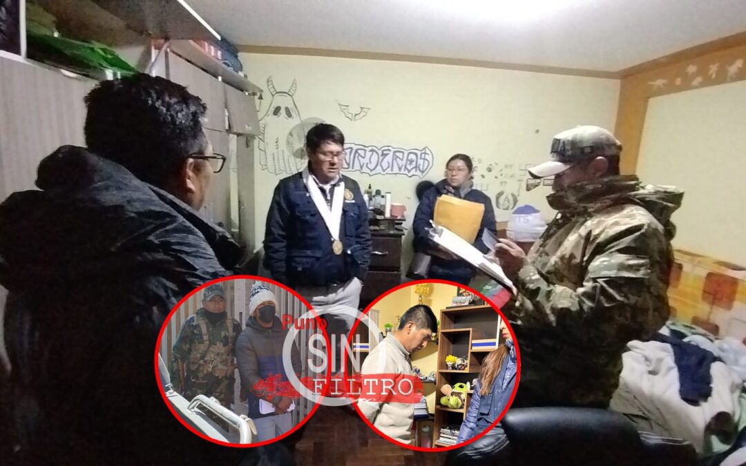 CAPTURAN A DOS POLICIAS IMPLICADOS EN ARRANCHE DE DROGA. UNO FUE CAPTURADO DURANTE ALLANAMIENTO DE VIVIENDA EN JULIACA Y EL OTRO EN PUTINA