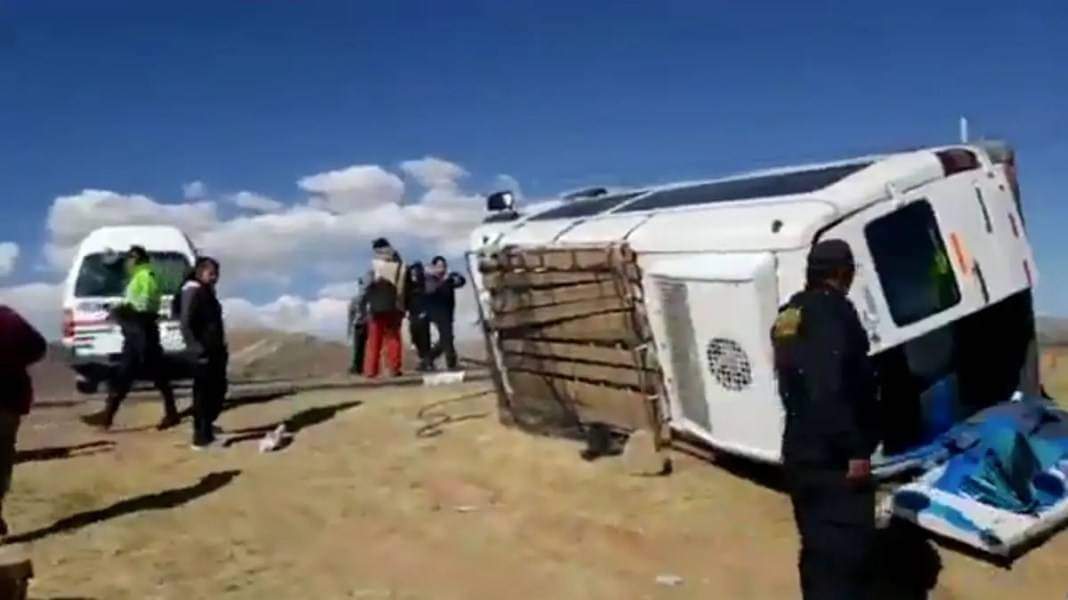 ACUSAN A CONDUCTOR DE AMBULANCIA DE PROVOCAR ACCIDENTE DE TRÁNSITO EN EL DISTRITO DE SAN ANTÓN