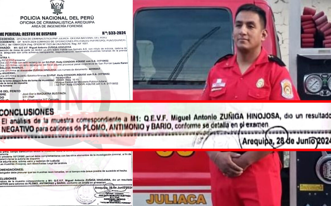 ¿SUICIDIO O ASESINATO? CASO DEL BOMBERO FALLECIDO EN JULIACA DA UN GIRO IMPACTANTE
