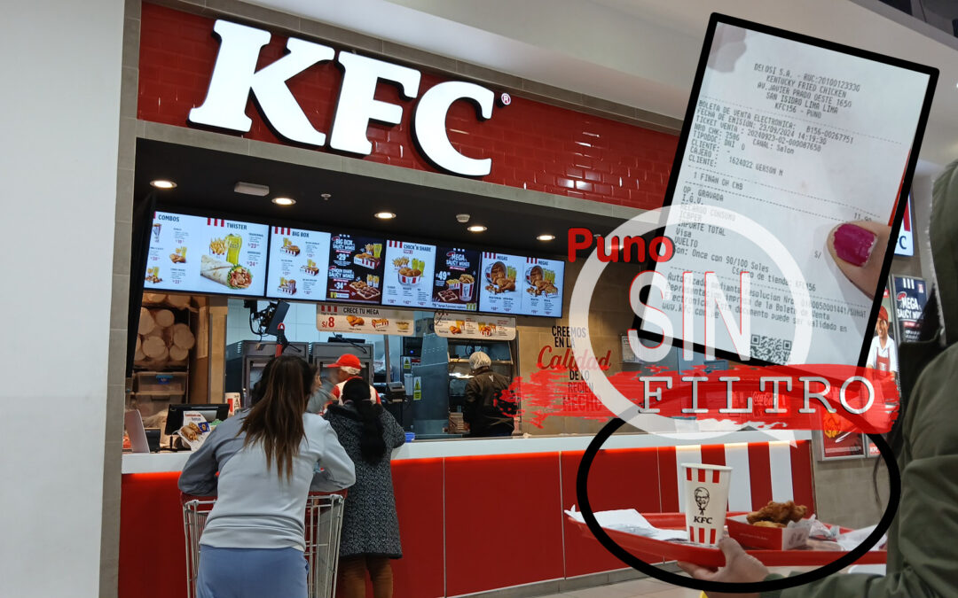 PUNO| DESGARRADORA DENUNCIA: MADRE SUFRIÓ DISCRIMINACIÓN EN «KFC» DE PLAZA VEA PUNO