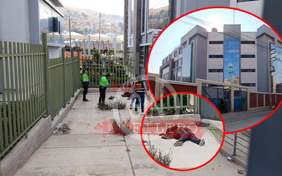 PUNO| JOVEN MUJER SE QUITÓ LA VIDA LANZANDOSE DESDE EL ULTIMO PISO DE LO QUE ERA EL SEGURO «UNIVERSITARIO»