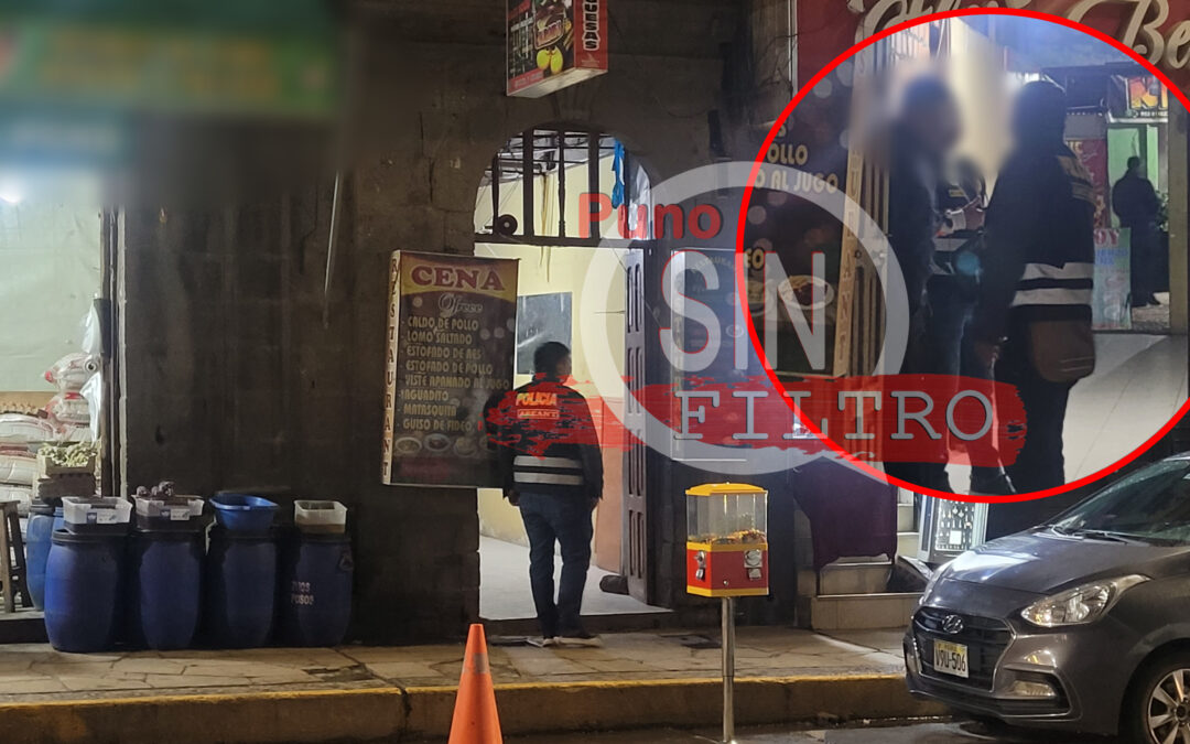 PUNO| PNP DETIENEN A DOS SUJETOS EN PLENA TRANSACCIÓN DE DROGAS